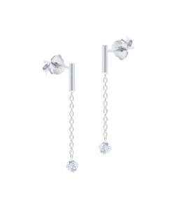 Dangling Chain Silver Earring STC-2231